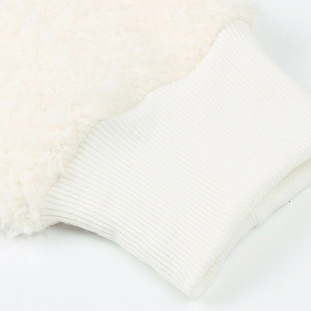 Apricot Warm Hooded Mid-Length Teddy Coat - Picture 7 of 10